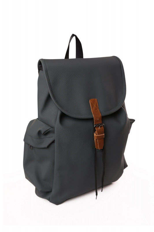 Backpack Large Casual Daypack Vintage Outdoor Travel Rucksack Hiking Backpacks- Dark Gray