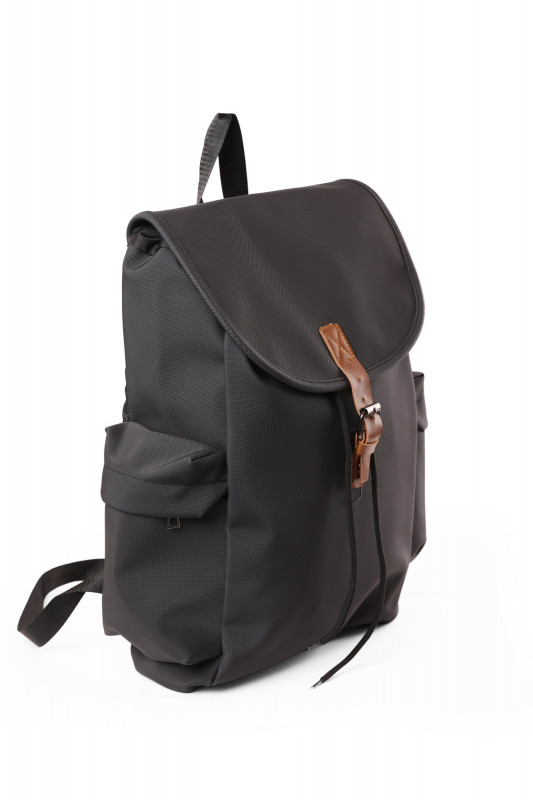 Backpack Large Casual Daypack Vintage Outdoor Travel Rucksack Hiking Backpacks-black